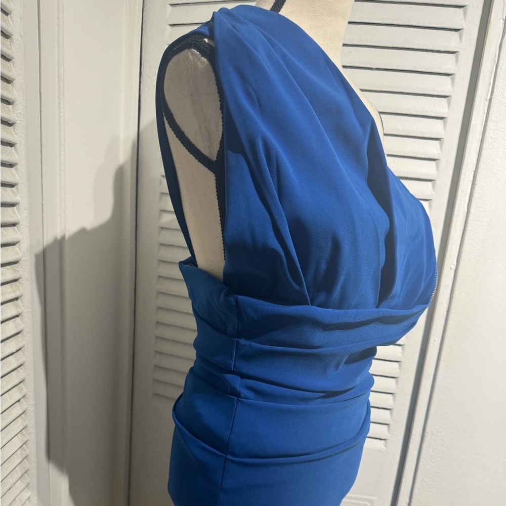 ASO SERENA VAN DER WOODSEN  BLUE DRESS Small - Picture 7 of 9